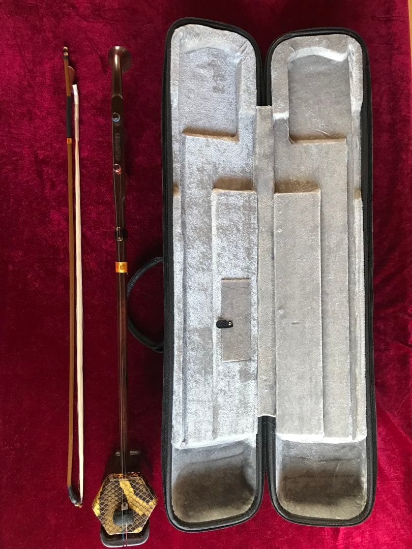 格安.二胡☆最上級明清老紅木☆蘇州科韻・李玉貴製作☆十年保証☆100