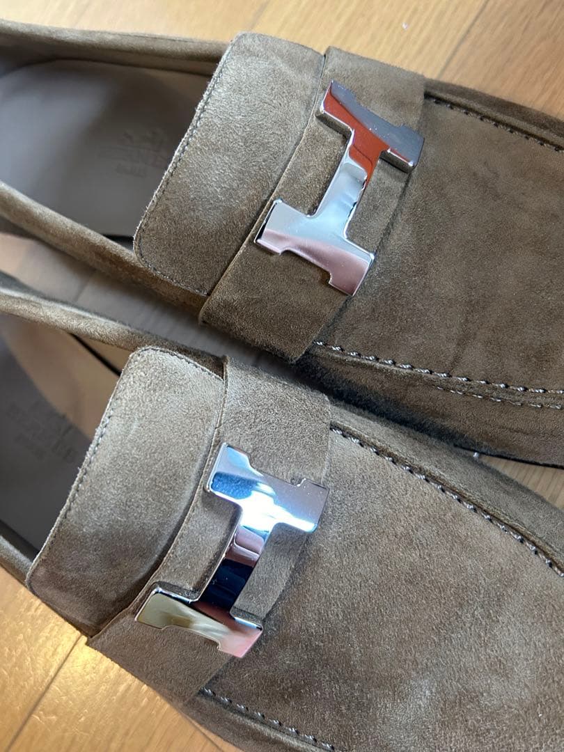 エルメス✨新品未使用✨超美品✨モカシン‌ パリ スエード 26.5cm