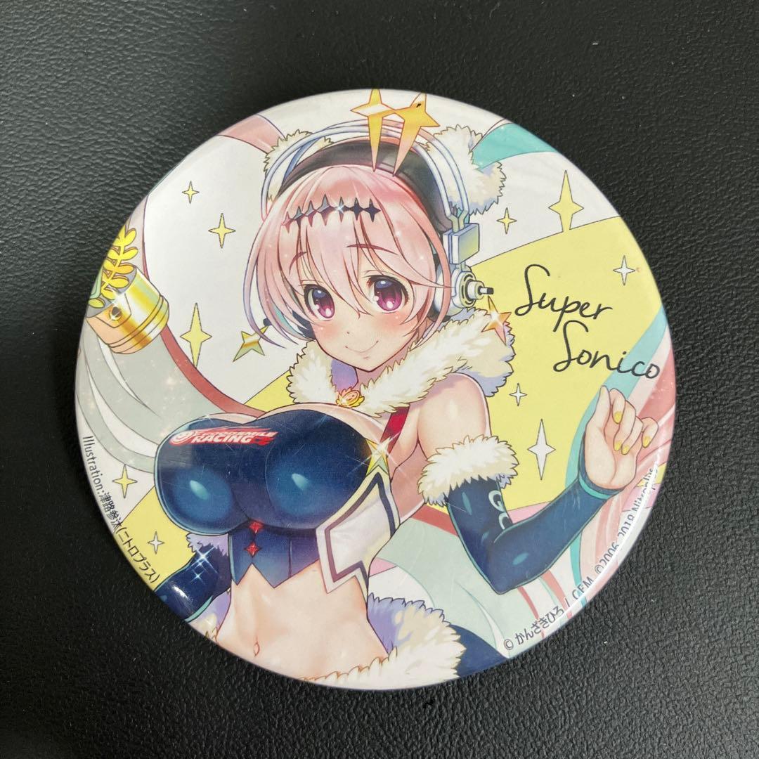 超激レア　初音ミク レーシングVer.2018 ビッグ缶バッジ　すーぱーそに子 新品】初音ミク レーシングVer.2018 ビッグ缶バッジ すーぱーそに子