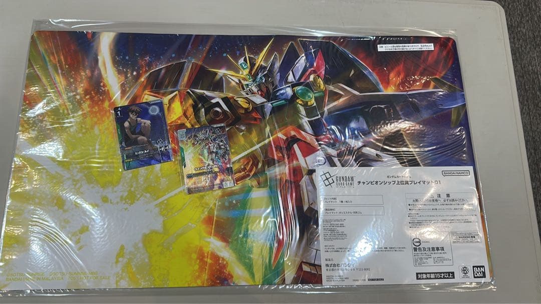 ガンダムカードゲーム プロモ 優勝 プレイマット ヒイロ・ユイ