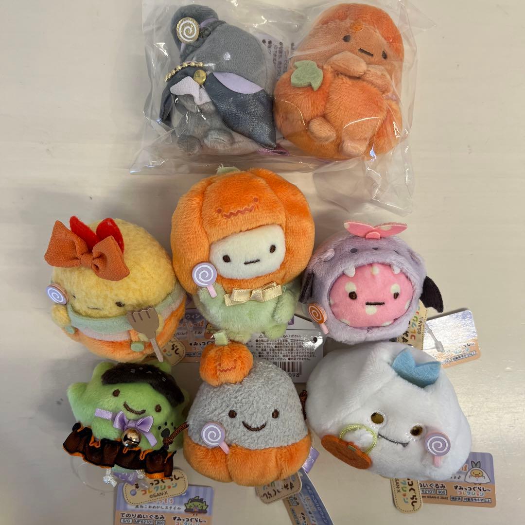 大人気⭐️ すみっコぐらし ハロウィン てのりぬいぐるみ 8点