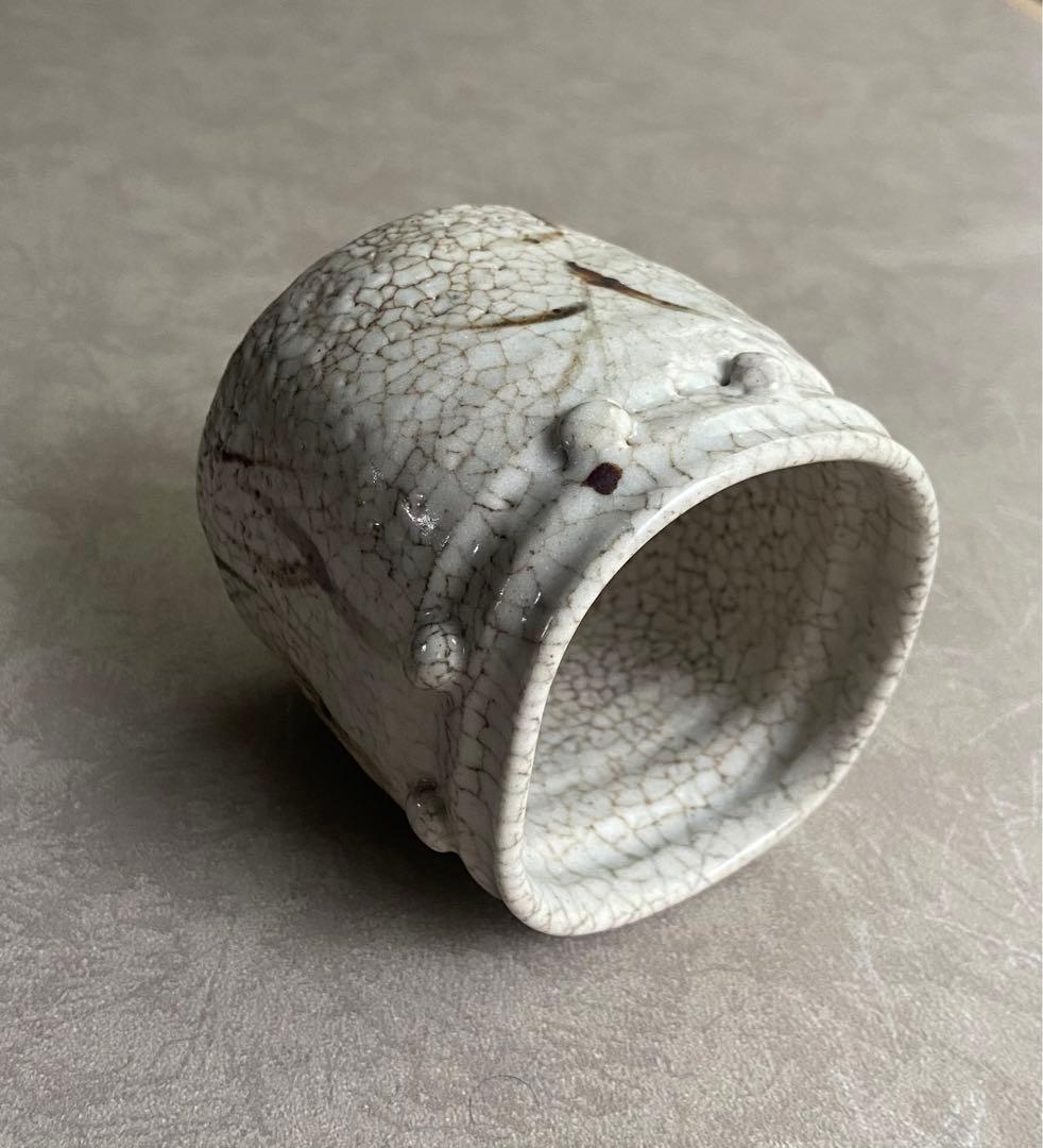 絵志野筒向付】志野焼 織部焼 時代 特別出品 美濃古陶 美濃桃山陶