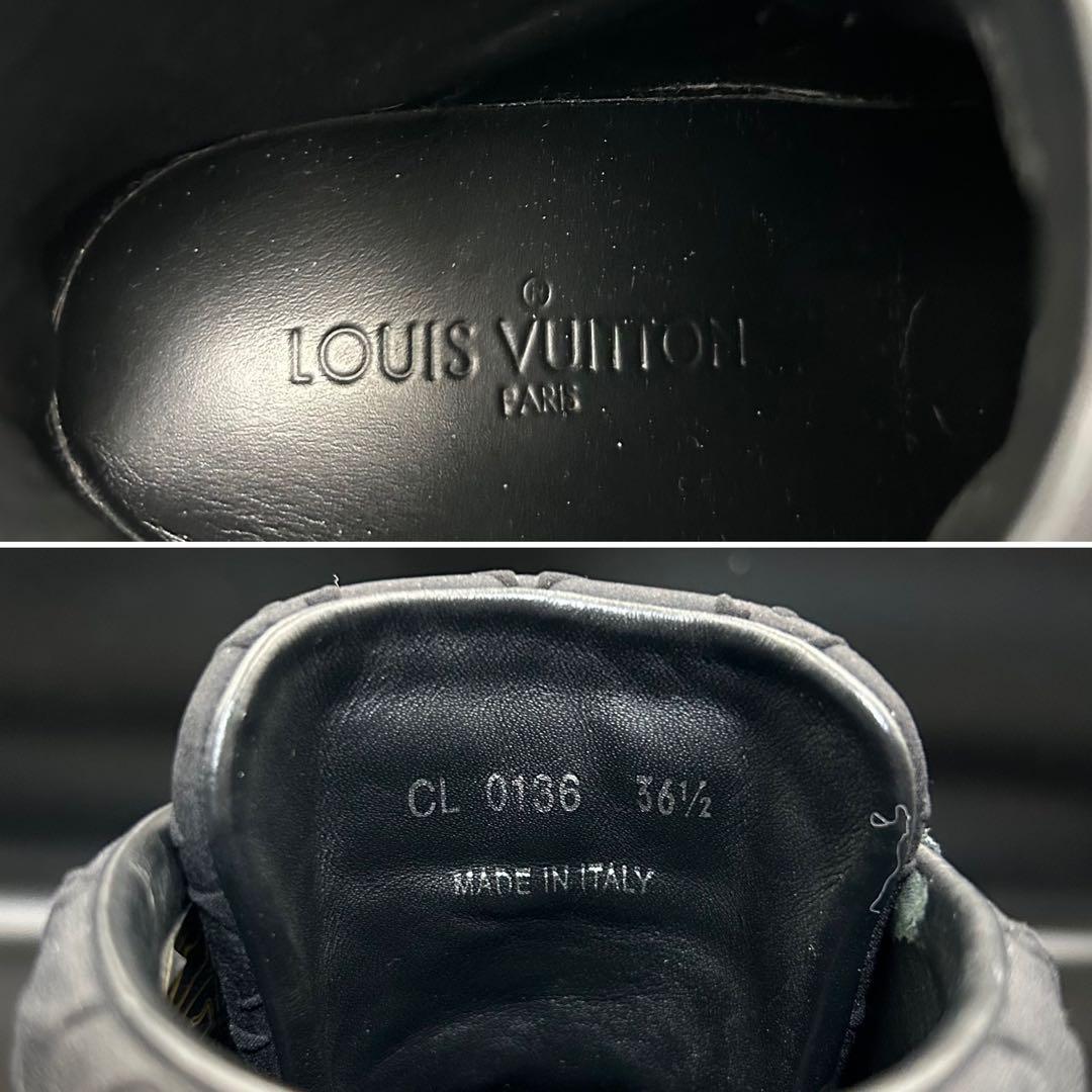 美品】ルイヴィトン ミレニアムライン ブーツ レディース スエード 黒