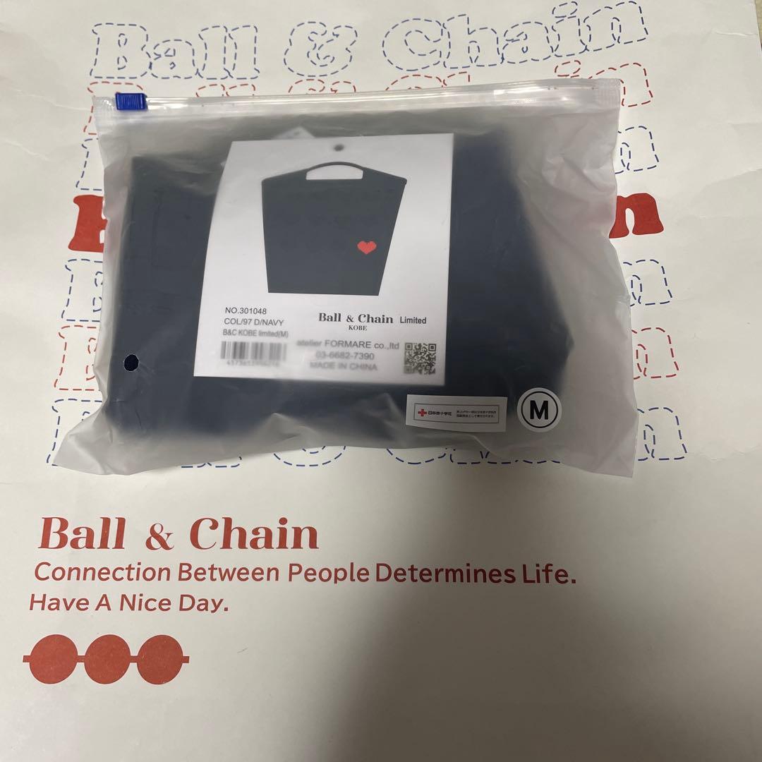 匿名配送☆未開封 完売品Ball&Chain 神戸 限定 ハート ネイビー Ｍ