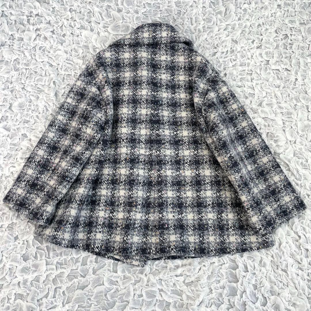 トゥモローランドコレクション ブリエネップツイードハーフコート 定価