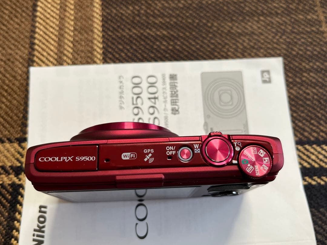 Nikon COOLPIX S9500 ヴェルヴェットレッド Wi-Fi 美品