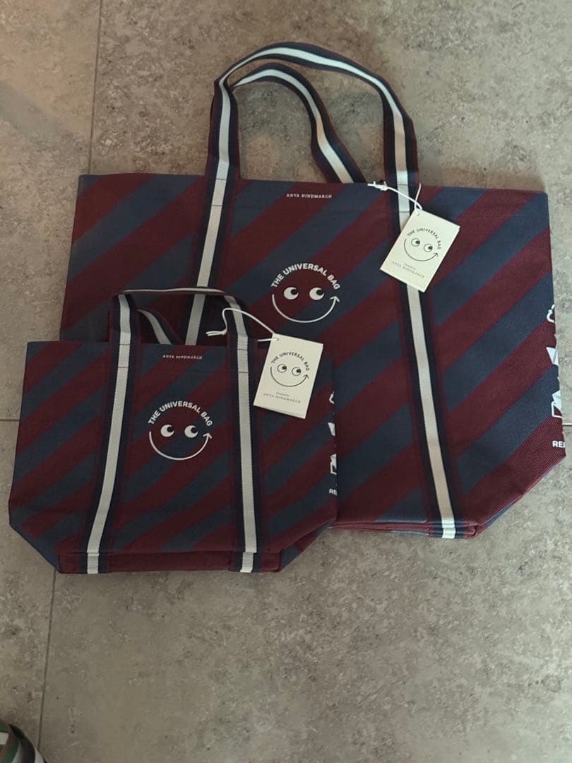 【新品タグ付】ロンドン本店限定 アニヤ・ハインドマーチ　ユニバーサルバッグセット 新品タグ付】ロンドン本店限定 アニヤ・ハインドマーチ ユニバーサル