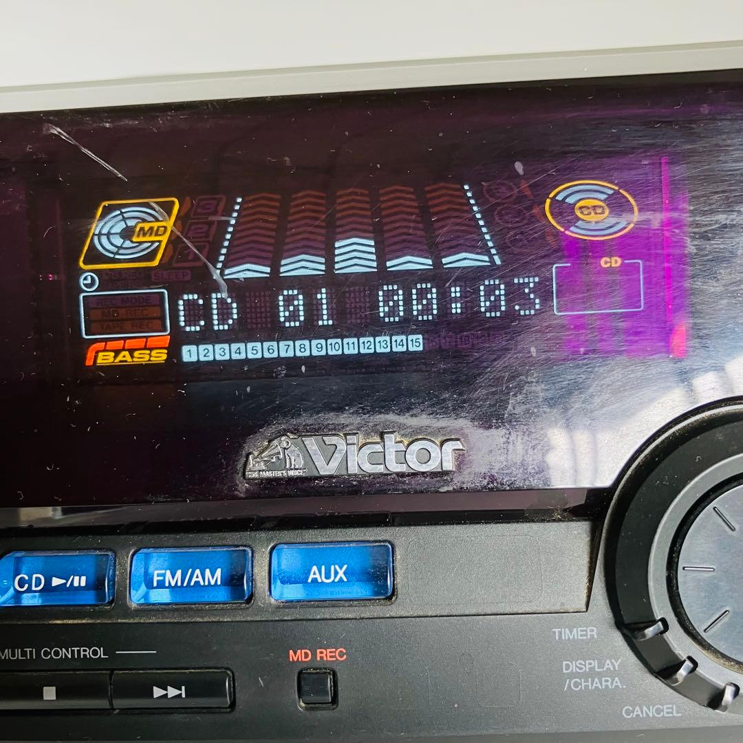 ビクター Victor 大型重低音 MD CDラジカセ RC-MD50 現状品 - メルカリ
