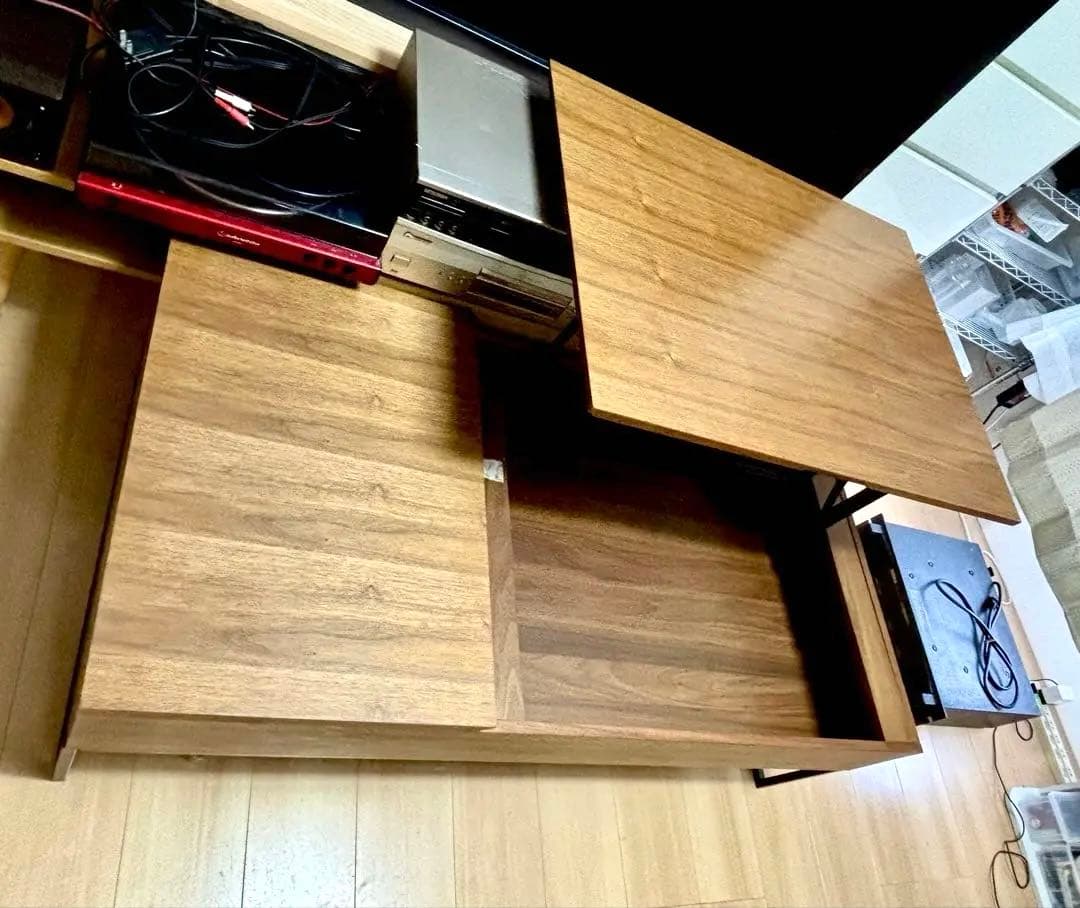 【昇降センターテーブルNヒバリ 120】　《★美品》