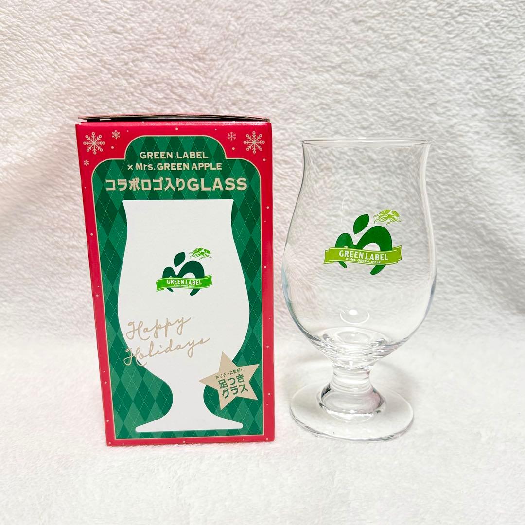 GREEN LABEL Mrs. GREEN APPLE 足つきグラス2個セット - メルカリ