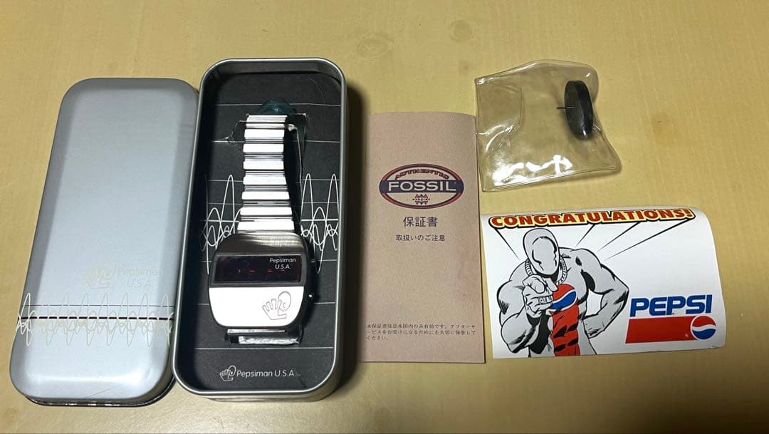 FOSSIL Pepsiman U.S.A. 腕時計 FOSSILペプシマンウォッチ - YouTube