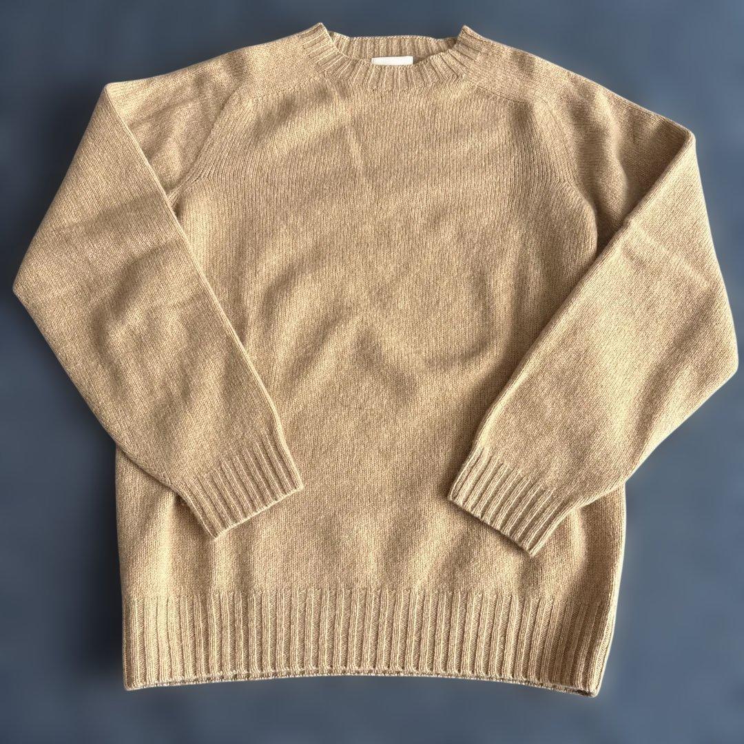 MORRIS & SONS ウール100% ベージュ MORRIS & SONS | ウールサキソニー イージースラックス MEN