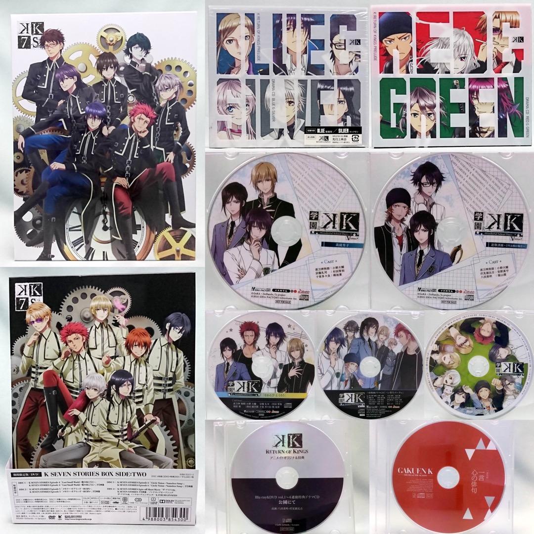 K SEVEN STORIES DVD BOX 学園K 裁縫男子 特典　CD K SEVEN STORIES」ED主題歌を網羅したangelaのミニアルバム、アート