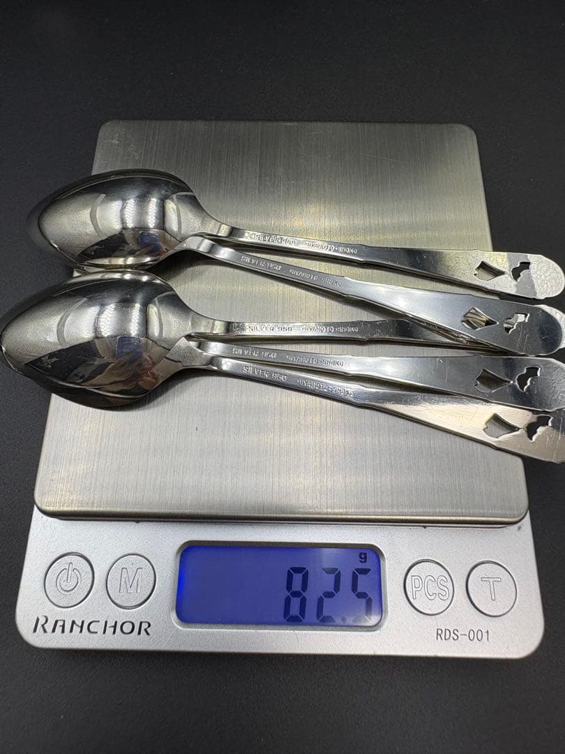 宮本商行 カトラリーセット 銀製 スプーンセット〈6本セット〉 99g