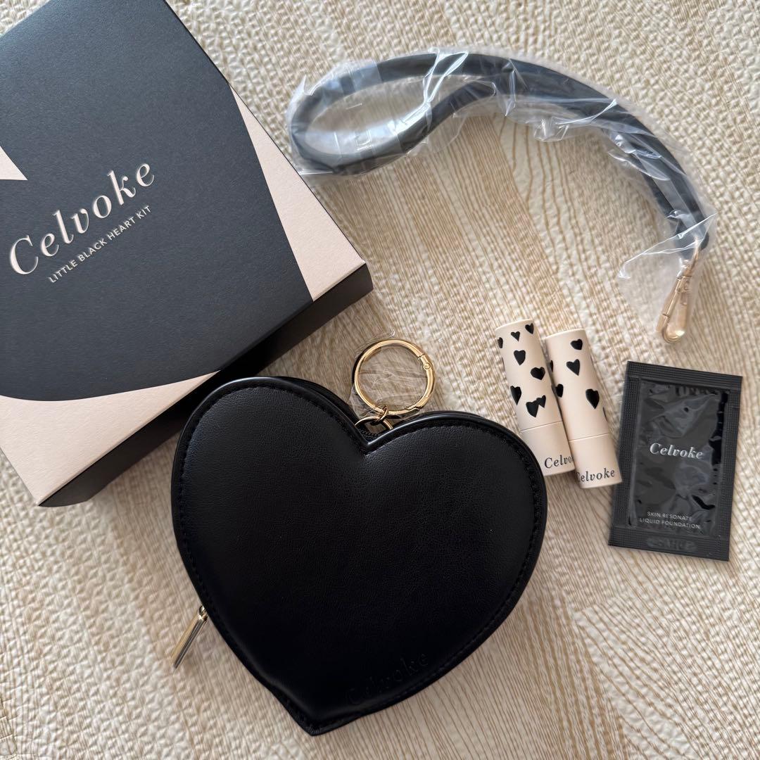 セルヴォークリトルブラックハートキットハートポーチリップ口紅コフレ