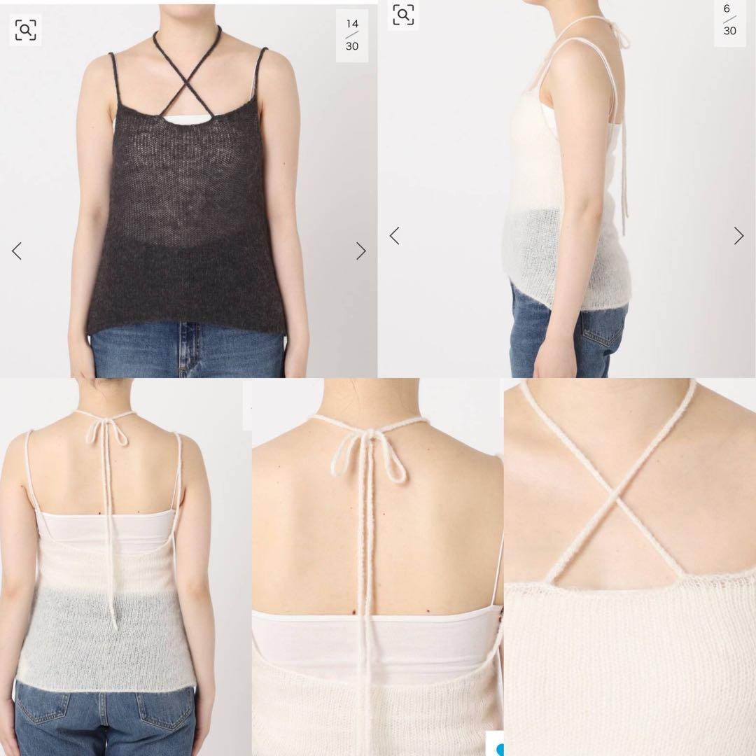 Plage 24AW SHEER ALPACA キャミソール グレー - メルカリ