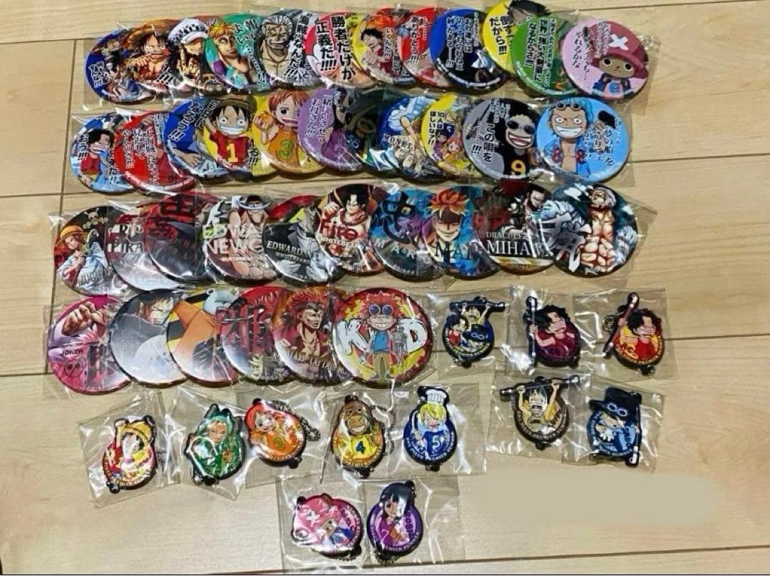 ワンピース USJ 2014/2015 15周年缶バッジ グッズ まとめ売り