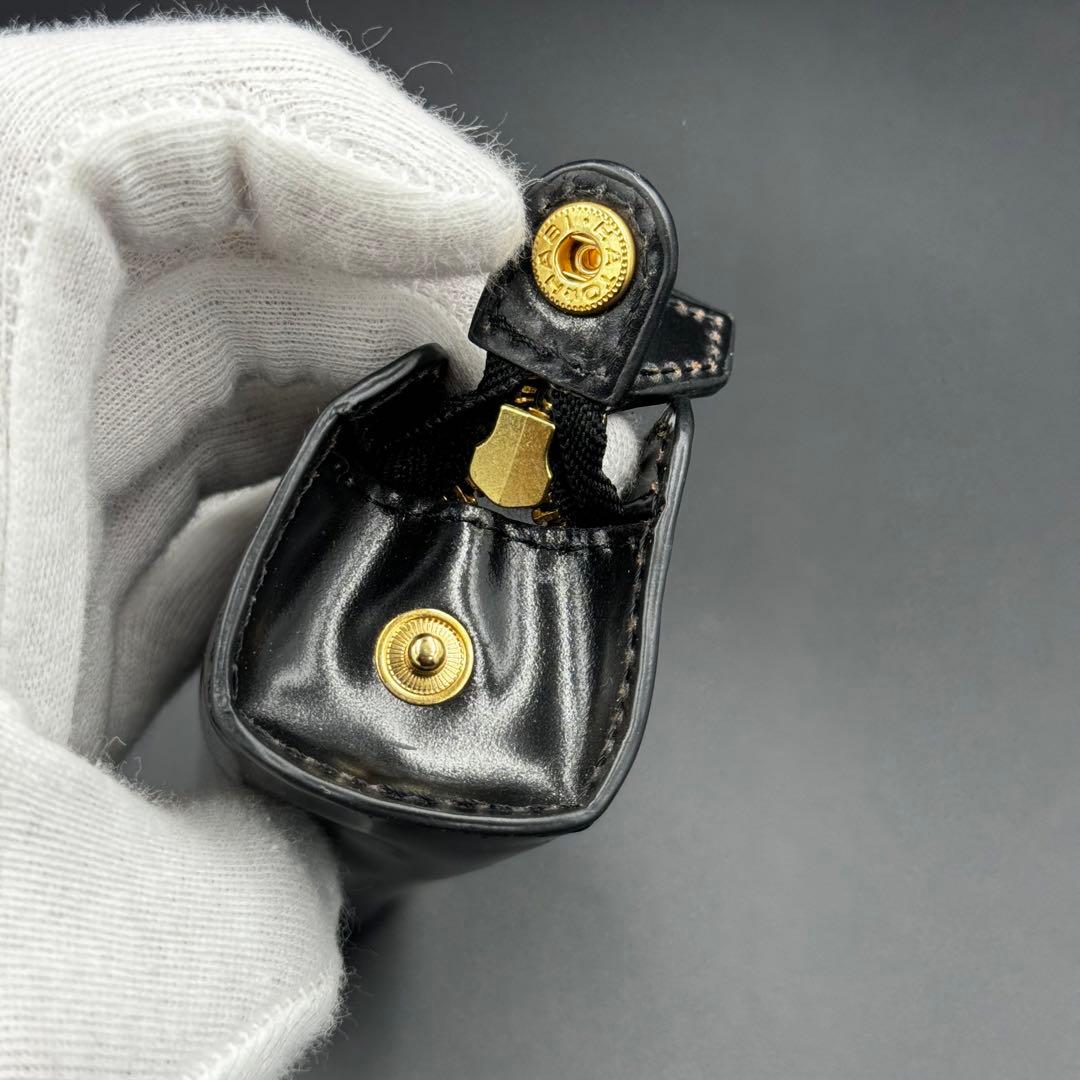 未使用】ROCADO ロカド シェルコードバン ペンケース 馬革 ブラック