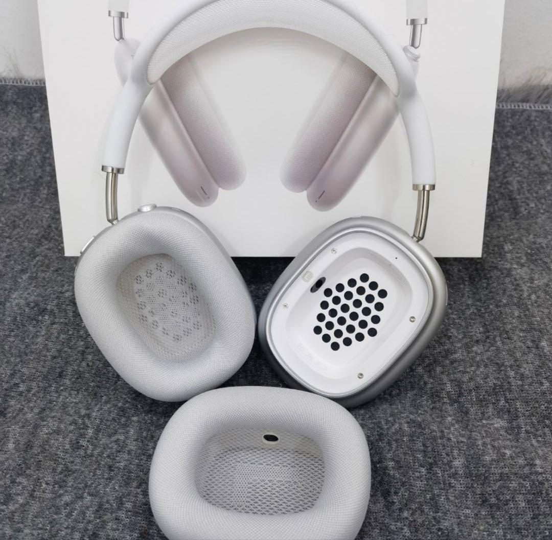 AirPods Max シルバー ホワイトヘッドバンド - メルカリ