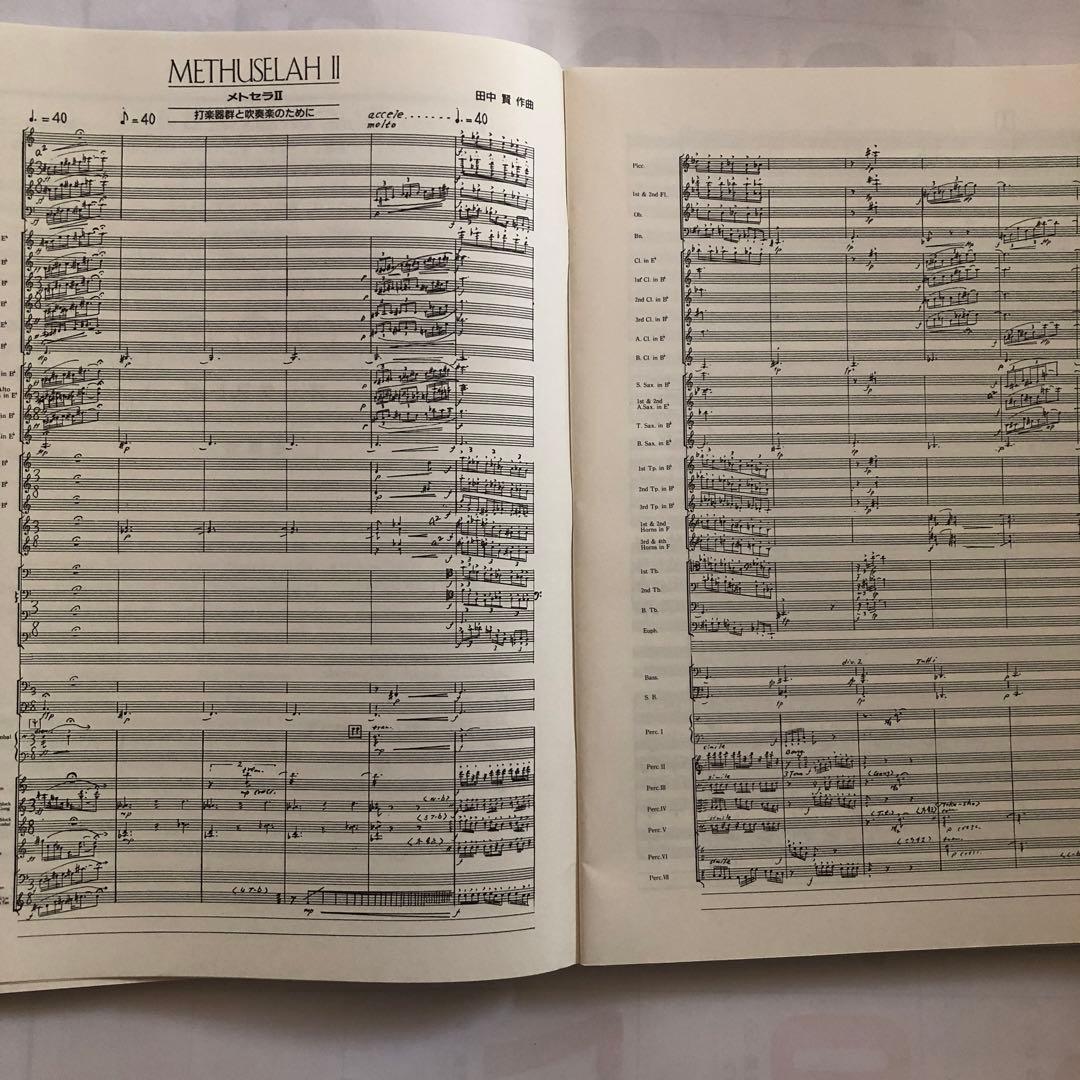 メトセラⅡ 打楽器群と吹奏楽のために - メルカリ