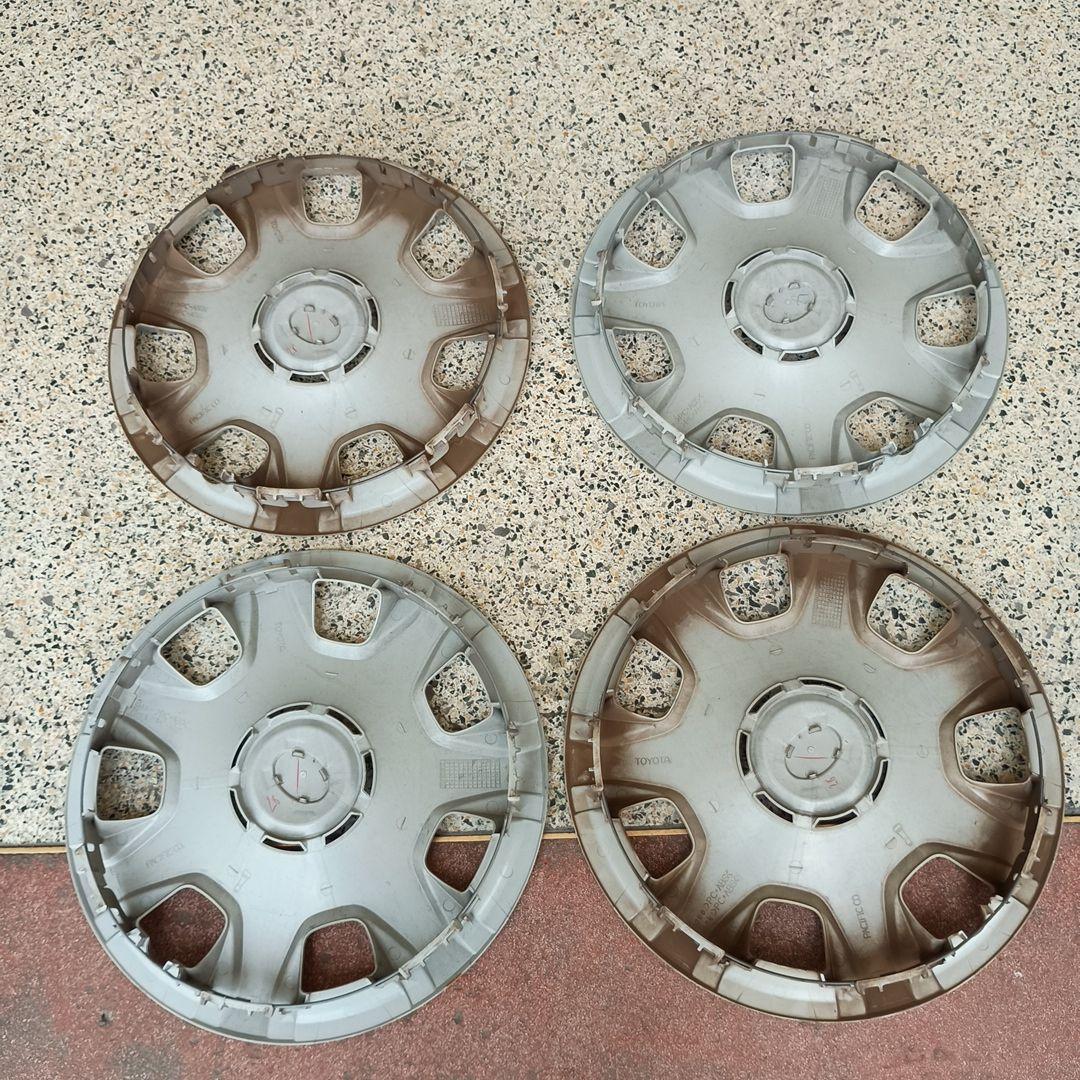 200系ハイエース純正ホイール＆ホイールキャップ 4本 - メルカリ
