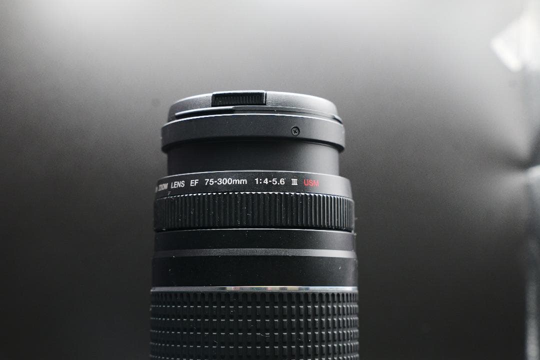 望遠レンズ　Canon EF 75-300mm f/4-5.6 III USM