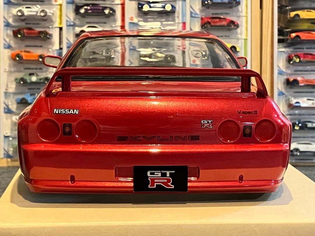 タミヤ ラジコン 日産スカイラインGT-R 塗装済 スペアボディ R32 メタ