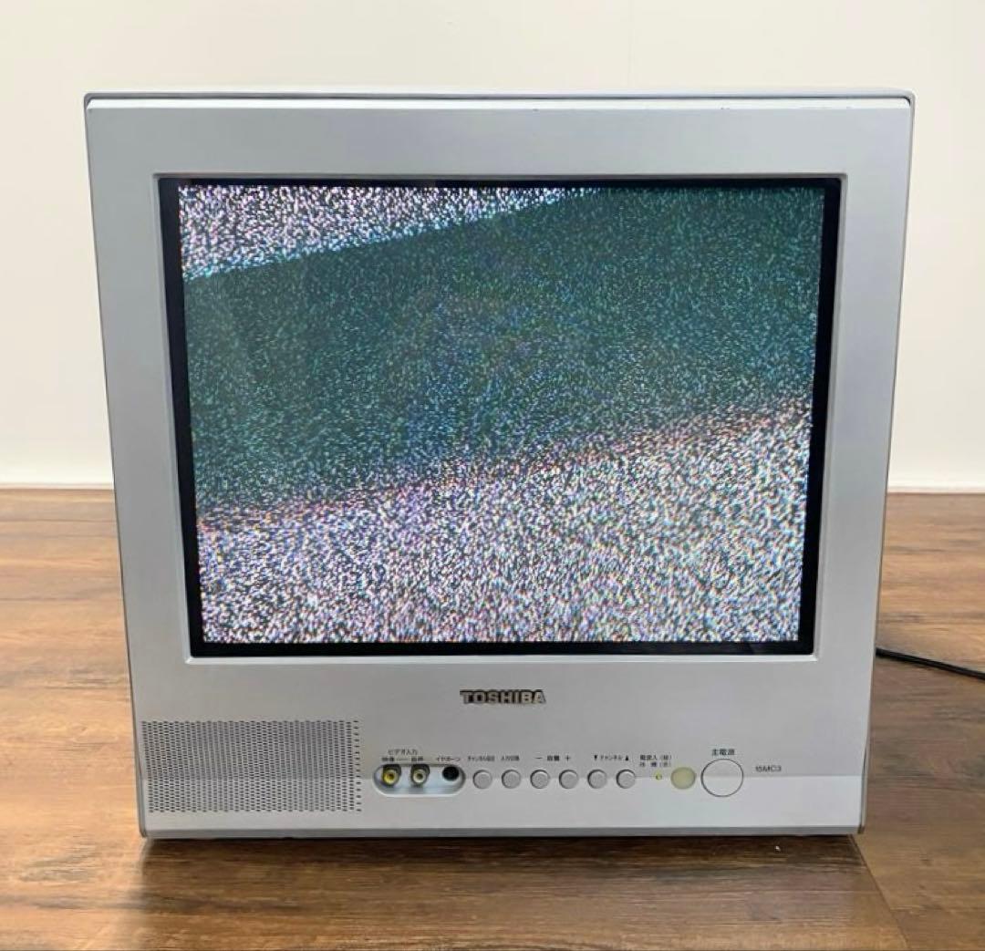 東芝 15型 ブラウン管テレビ 15MC3 - メルカリ