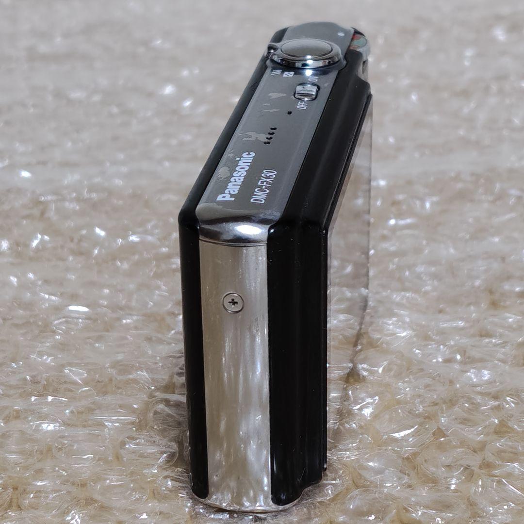 動作確認済 程度良好】パナソニック ルミックス DMC-FX30 デジカメ 黒