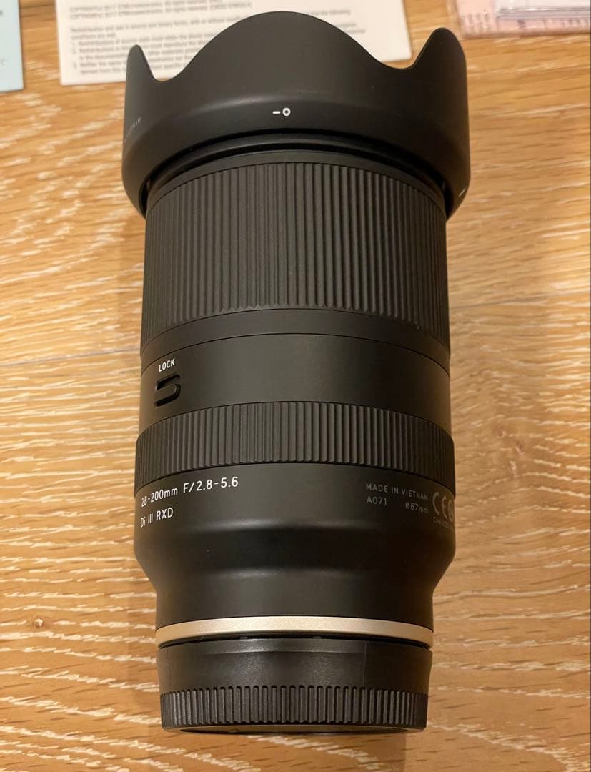 【美品】　TAMRON 28-200mm F2.8-5.6 Di III RXD