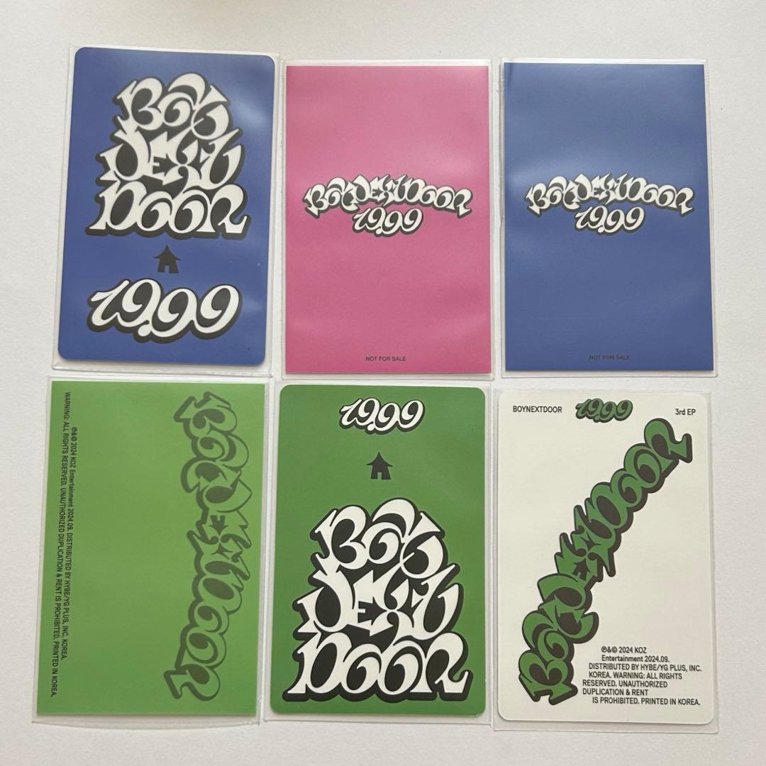 boynextdoor ミョン ジェヒョン トレカ 19.99 ボイネク - メルカリ