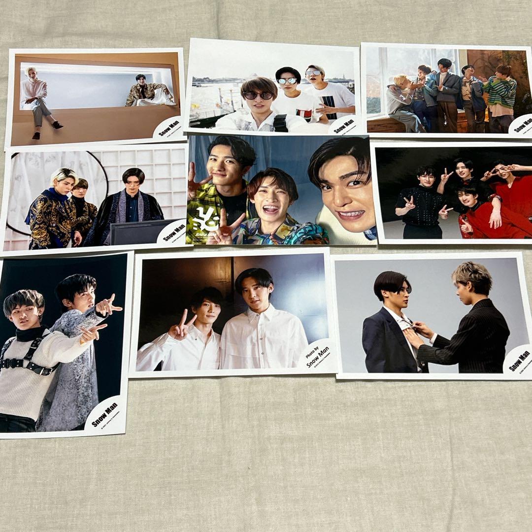 目黒蓮 公式写真 オフショ 混合 SnowMan 向井康二 渡辺翔太 ラウール