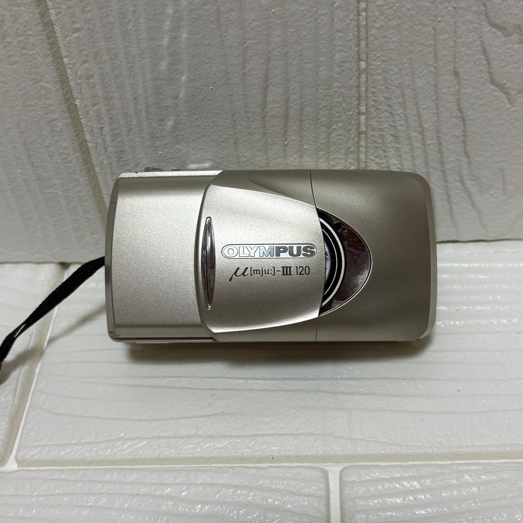 OLYMPUS μ[mju:]-III 120 コンパクトフィルムカメラ Olympus MJU III 120 Quartz Date 35mm Point & Shoot Film Camera