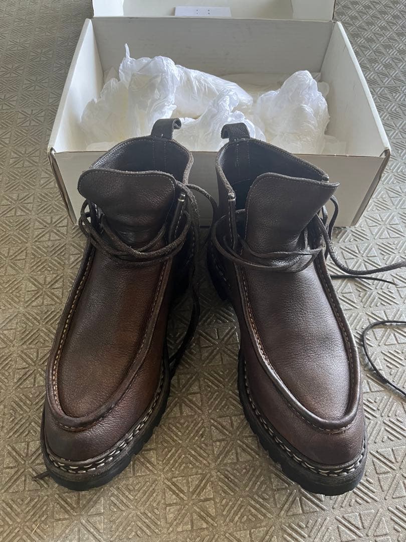 guidi グイディntp04 paraboots チロリアンブーツ サイズ41 - メルカリ