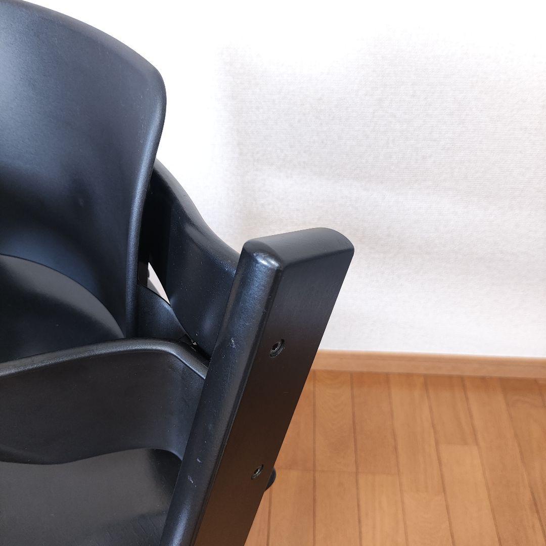 極美品】STOKKE No.4トリップトラップ ブラック 黒