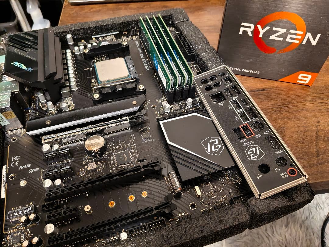 CPU Ryzen 9 5900X + 128G + X570S PG Riptide ASRock | X570S PG Riptide