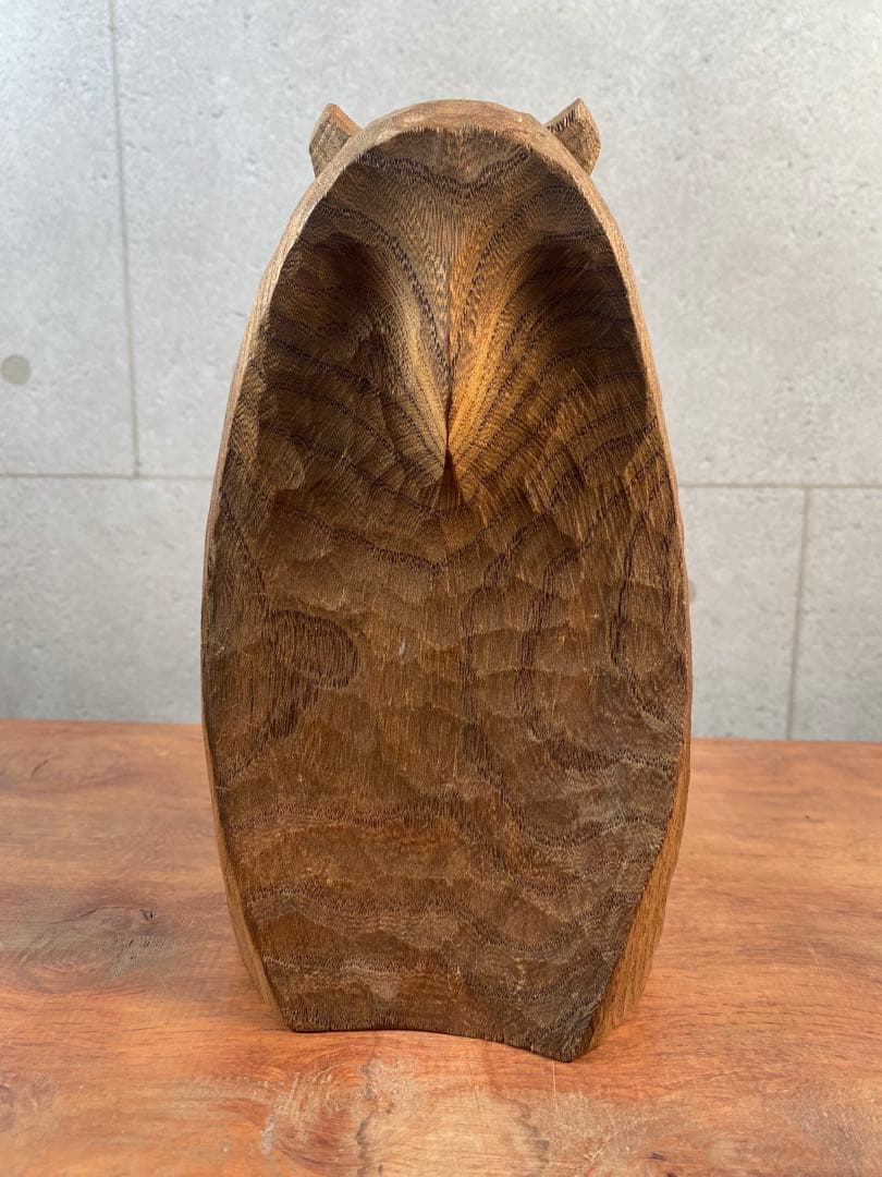 kenbridge さん専用 アイヌ彫刻　アイヌ木彫り　熊　梟三好純男　みよし 三好純男 木彫り熊 - アンティーク雑貨・古道具の札幌 アンティーク