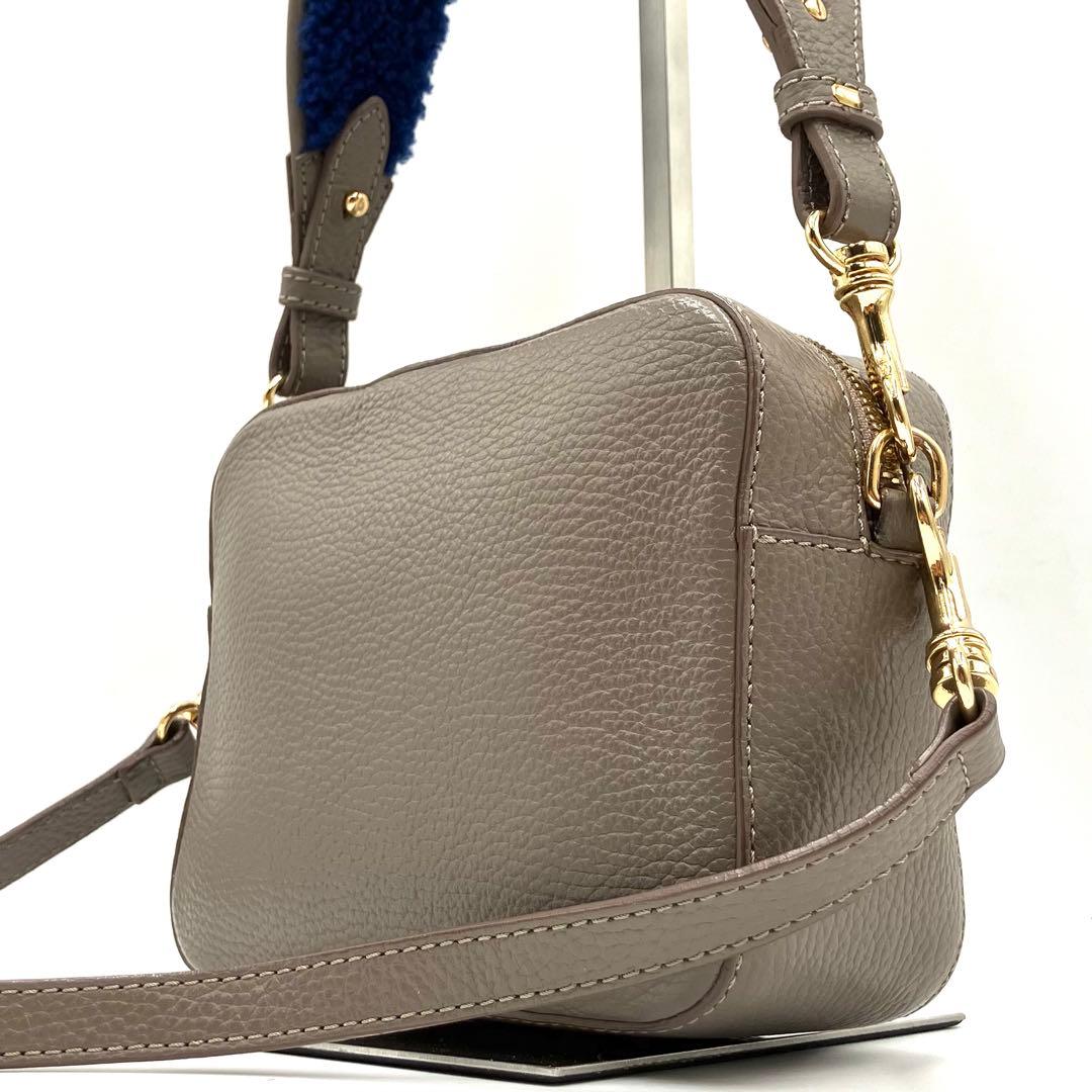 ☆美品 IACUCCI イアクッチ ショルダーバッグ 2way シボ革グレージュ