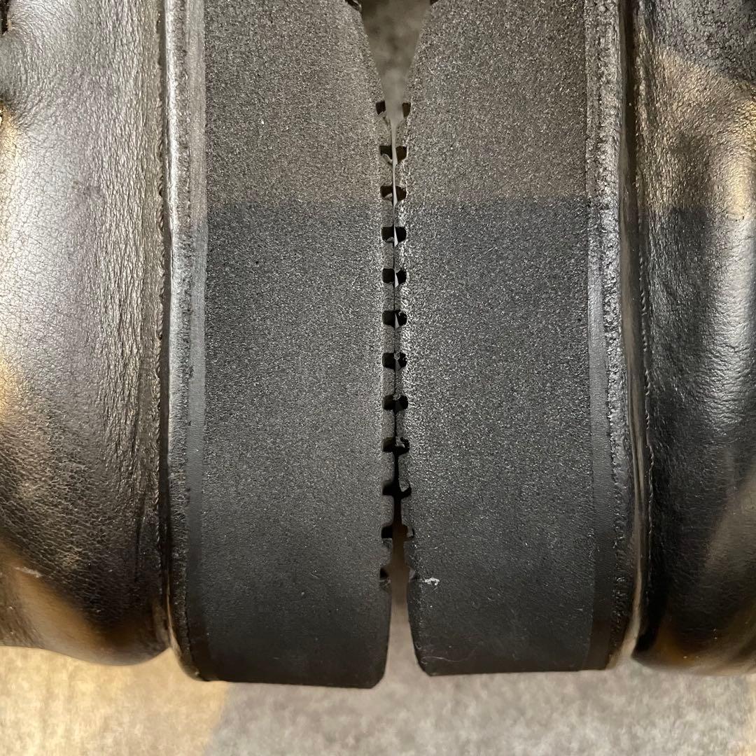 ✨人気✨オーロラシューズ ミドルイングリッシュ【26】ブラック