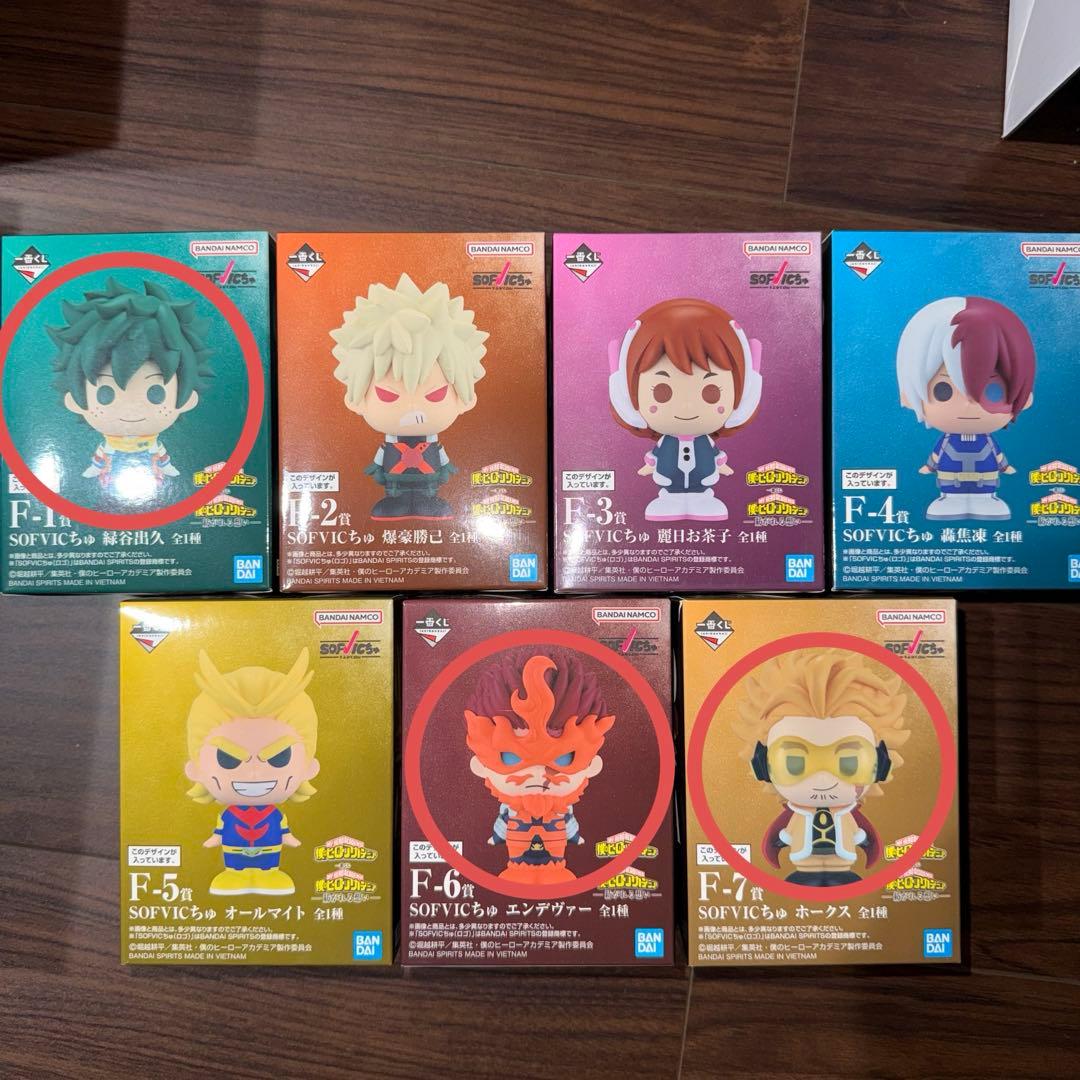 一番くじ 僕のヒーローアカデミア -紡がれる想い- F賞 Sofvicちゅ