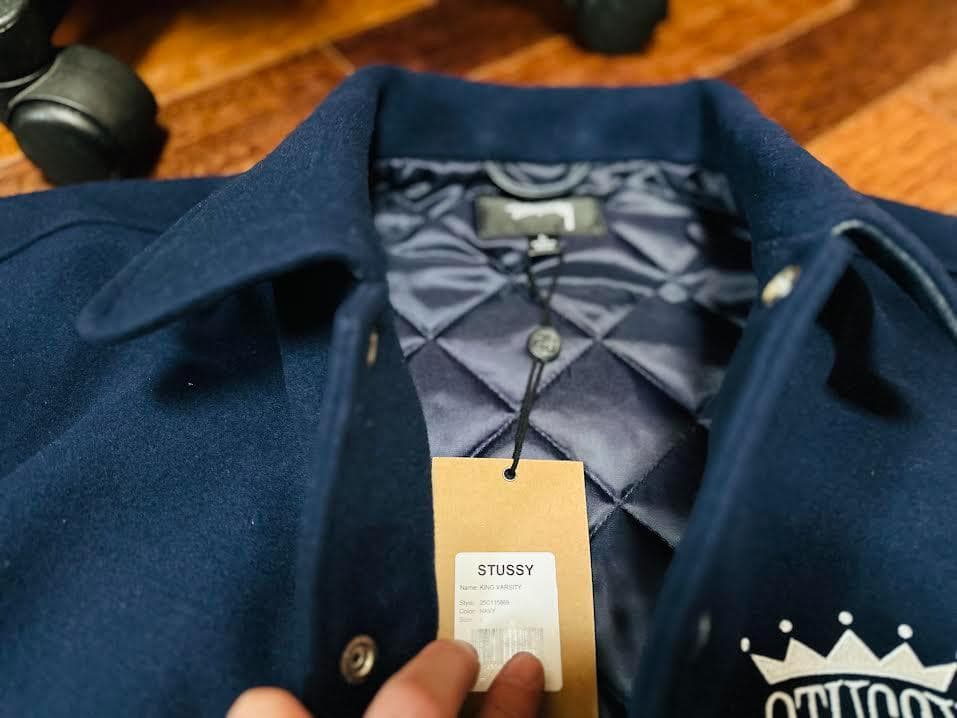 Stussy ステューシー KING VARSITY JACKET スタジャン - メルカリ
