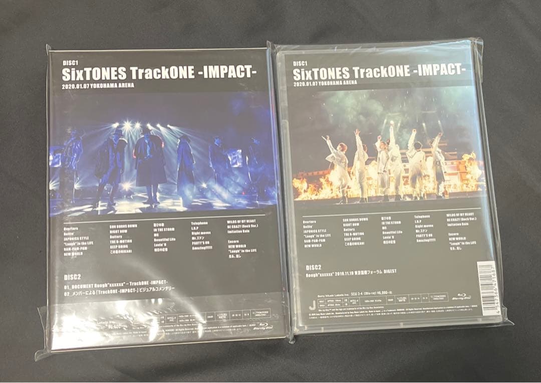 SixTONES TrackONE -IMPACT- Blu-ray セット