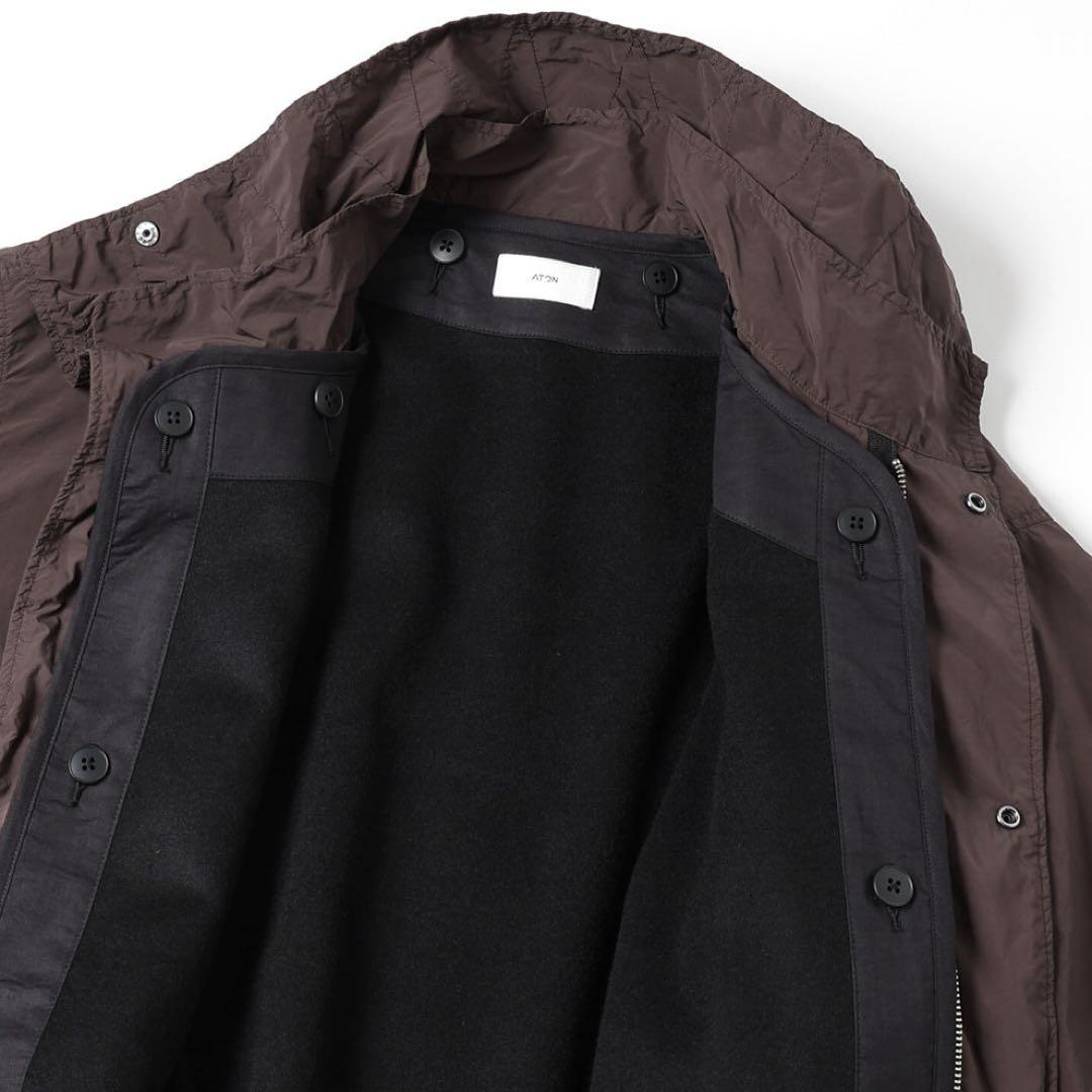 【新品未使用】ATON AIR WEATHER SHORT MODS COAT AIR WEATHER SHORT MODS COAT - WUNDER