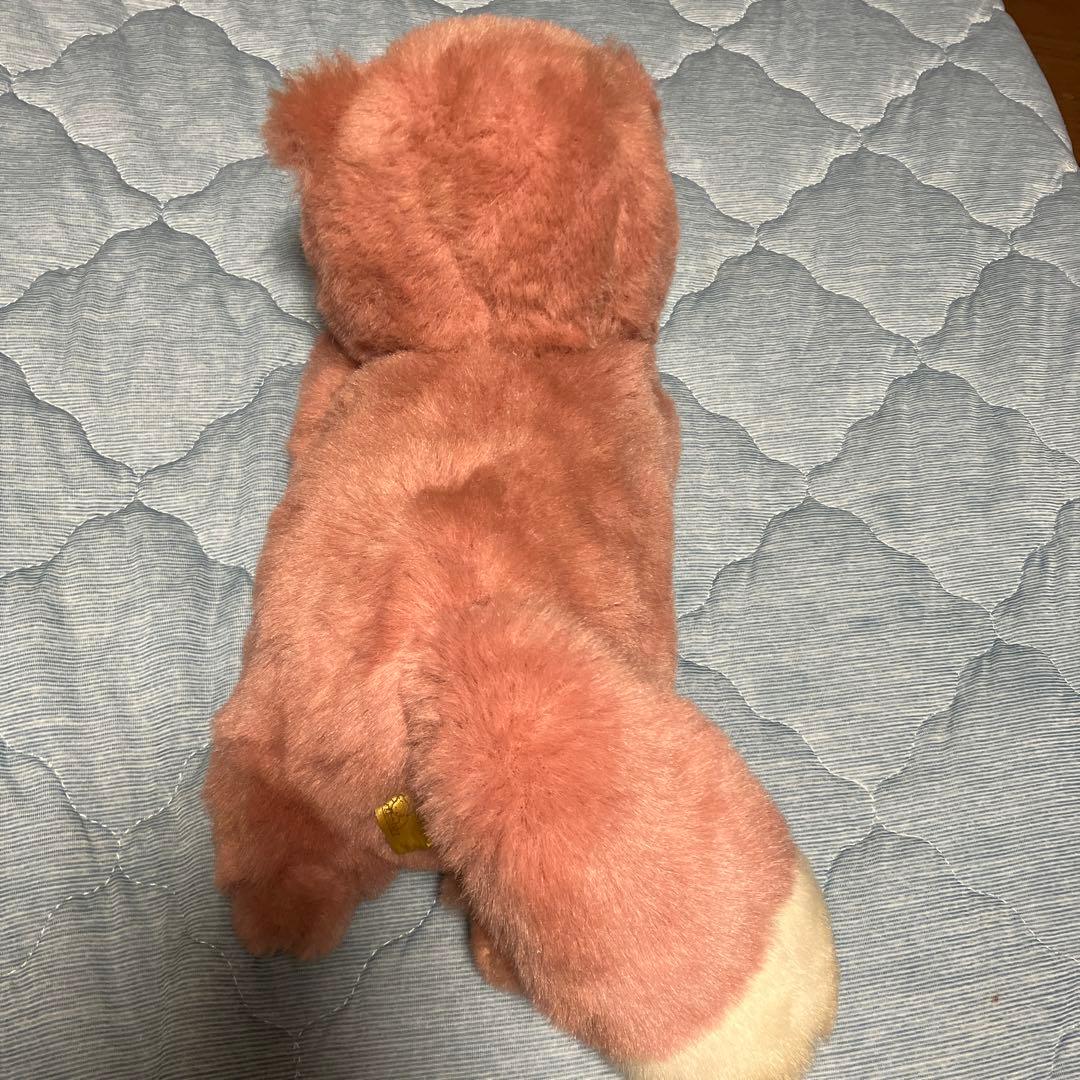 ぬいぐるみの三英 昭和レトロ 茶、ピンクのたぬきのぬいぐるみ - メルカリ