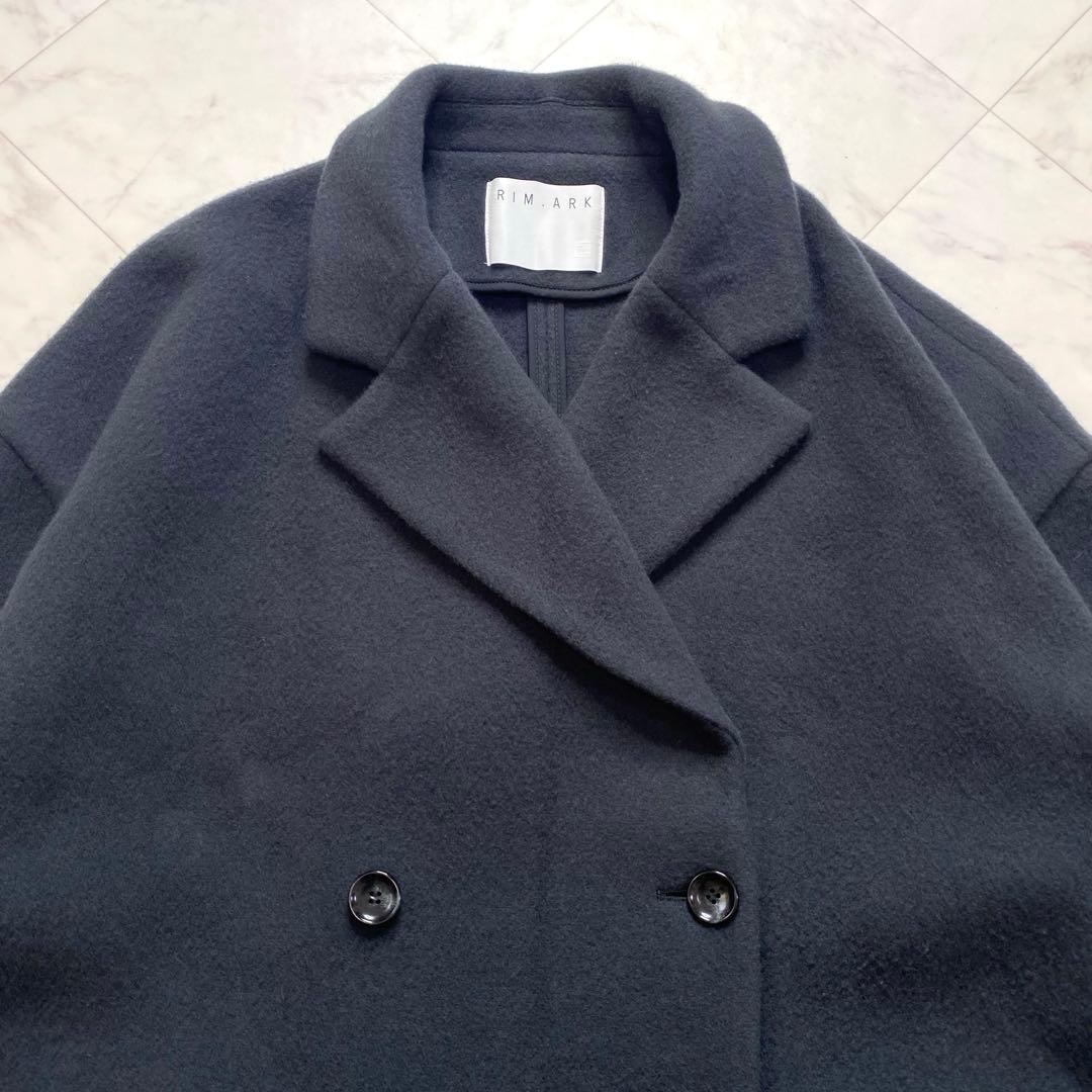 RIM.ARK Wide double-breasted CT コート グレー RIM.ARK リムアーク
