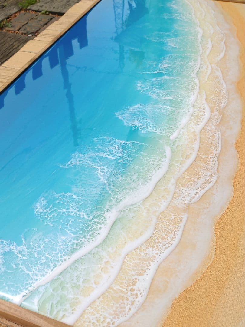 レジンアート(Okinawa Blue・Box type・920×470)