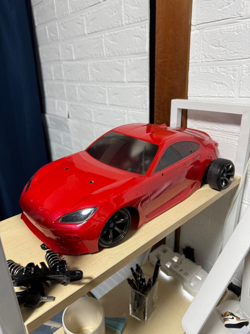 レッド 86型ラジコン 完成品 バッテリー以外全て付属 161-3L.jpg