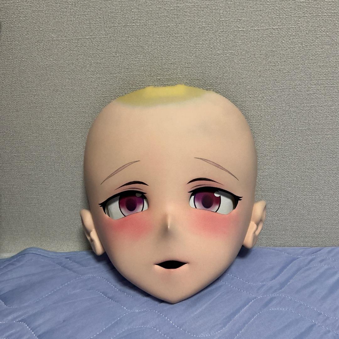 即納 全頭マスク 我妻由乃 2個顔交換コスプレ 着ぐるみkigurumi - メルカリ