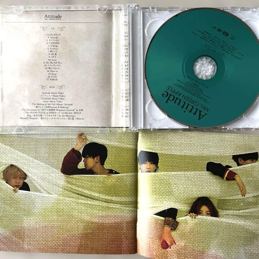 初回限定版 Mrs. GREEN APPLE 「Attitude」おまけ付き - メルカリ