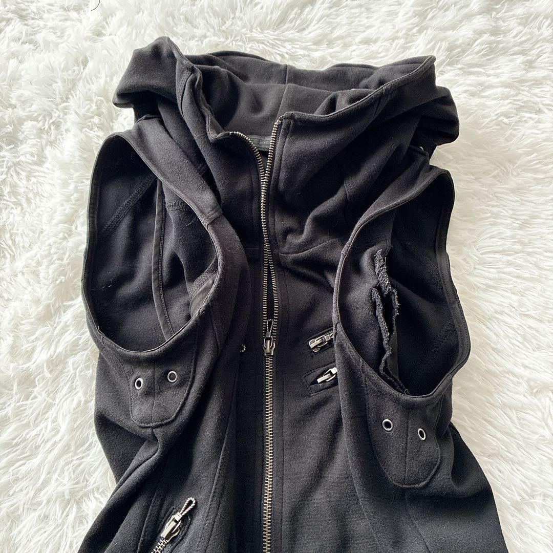 FUGA フーガ アーカイブ ギミック ビッグフードベストY2Kパンク グラン